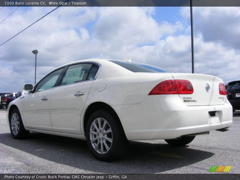 White Opal / Titanium 2009 Buick Lucerne CX