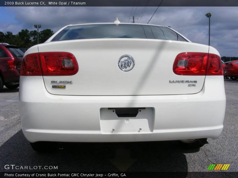 White Opal / Titanium 2009 Buick Lucerne CX