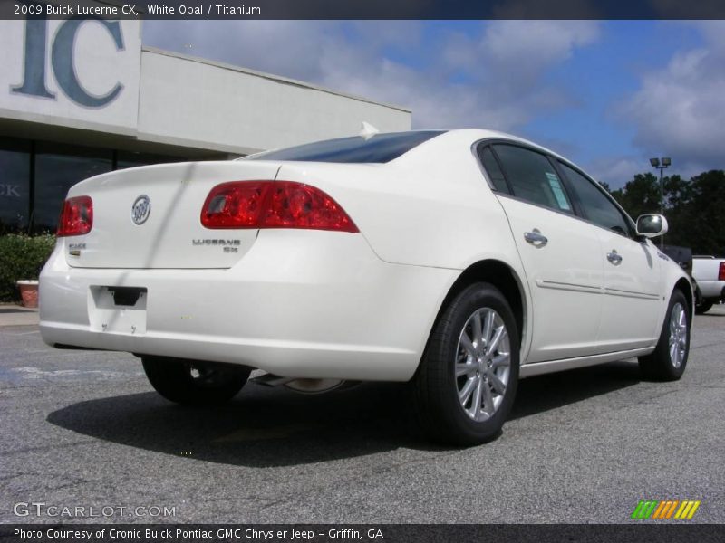 White Opal / Titanium 2009 Buick Lucerne CX