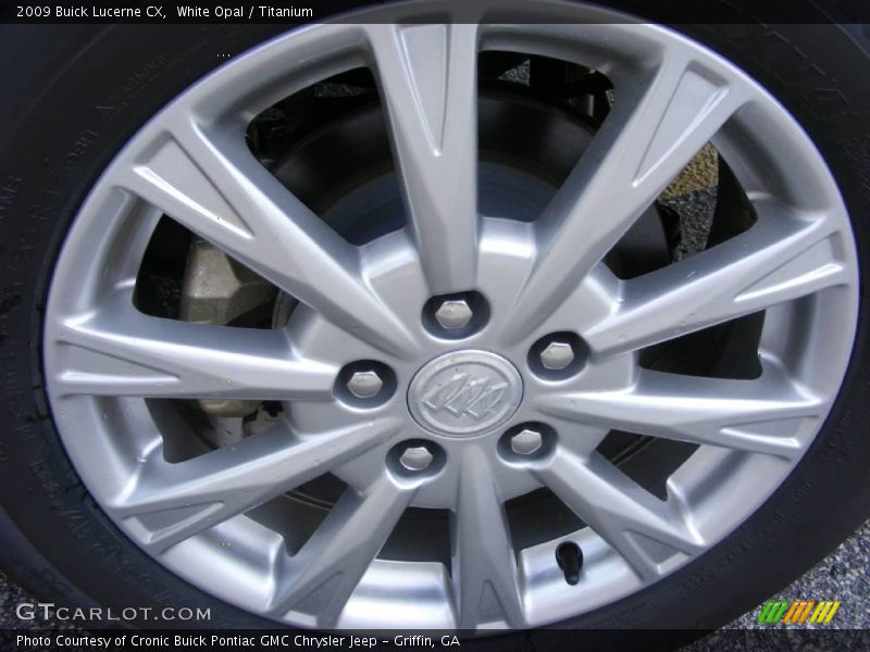 White Opal / Titanium 2009 Buick Lucerne CX