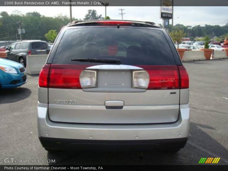 Platinum Metallic / Gray 2006 Buick Rendezvous CX AWD