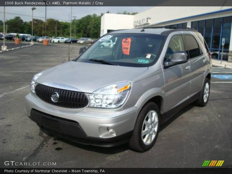 Platinum Metallic / Gray 2006 Buick Rendezvous CX AWD