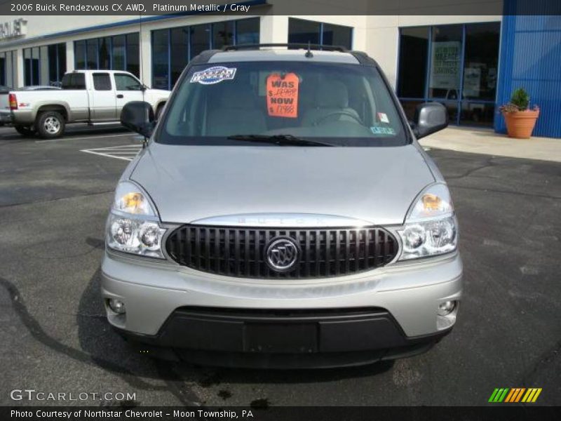 Platinum Metallic / Gray 2006 Buick Rendezvous CX AWD