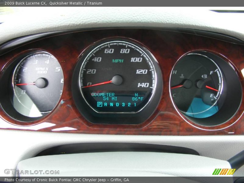 Quicksilver Metallic / Titanium 2009 Buick Lucerne CX