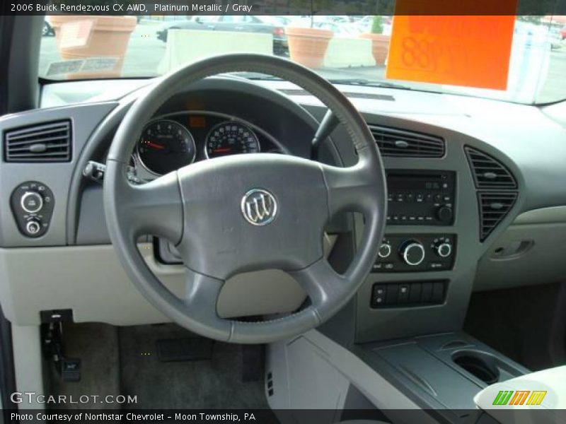 Platinum Metallic / Gray 2006 Buick Rendezvous CX AWD