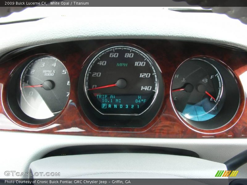 White Opal / Titanium 2009 Buick Lucerne CX