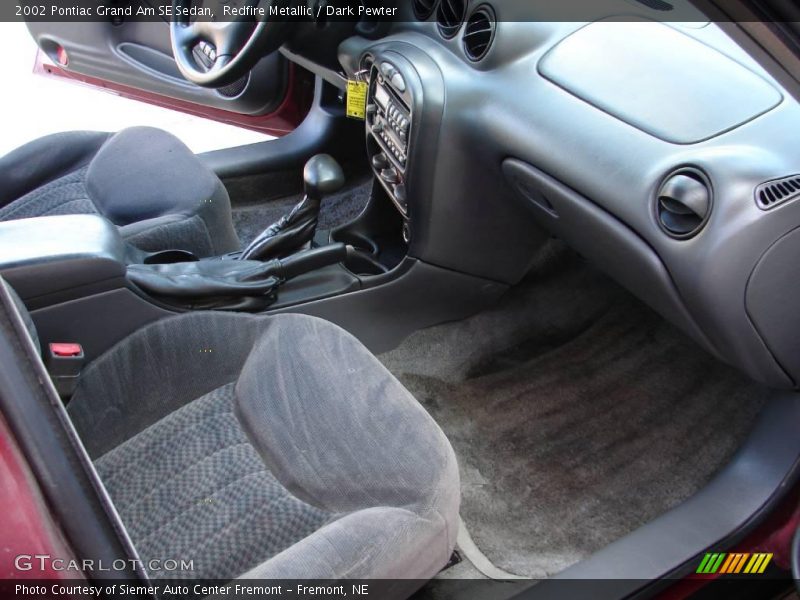Redfire Metallic / Dark Pewter 2002 Pontiac Grand Am SE Sedan