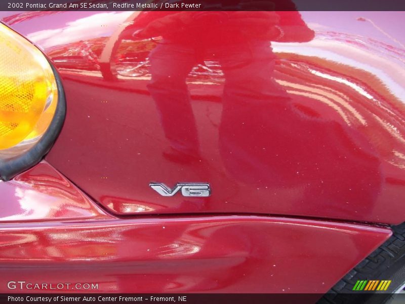 Redfire Metallic / Dark Pewter 2002 Pontiac Grand Am SE Sedan