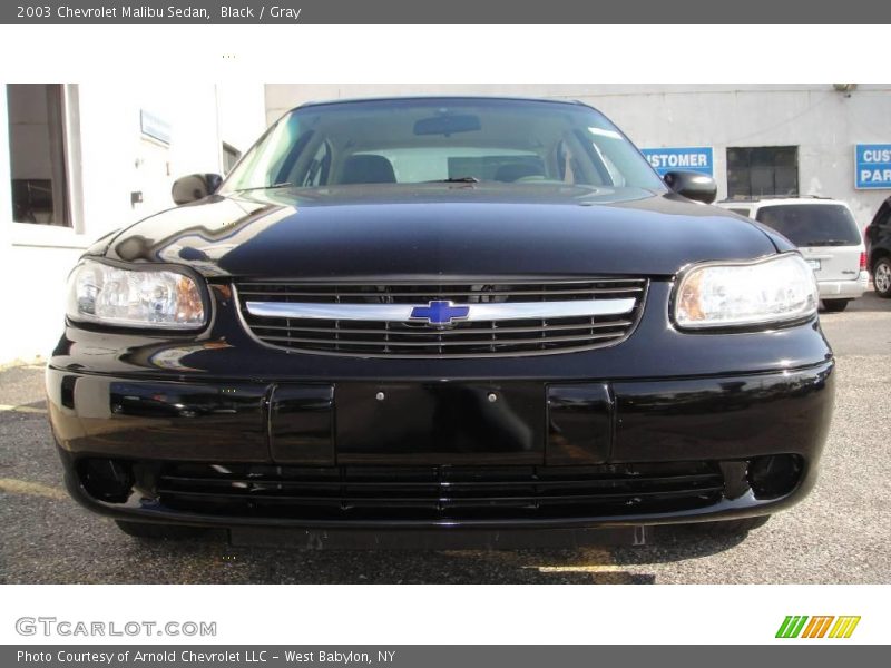 Black / Gray 2003 Chevrolet Malibu Sedan