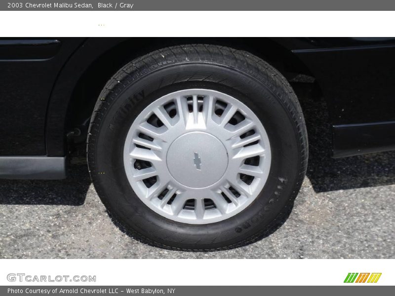 Black / Gray 2003 Chevrolet Malibu Sedan