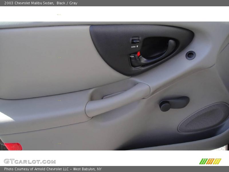 Black / Gray 2003 Chevrolet Malibu Sedan