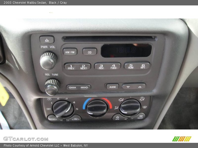 Black / Gray 2003 Chevrolet Malibu Sedan