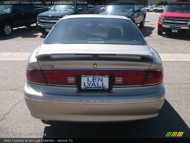 Light Sandrift Metallic / Neutral 1997 Buick Century Custom