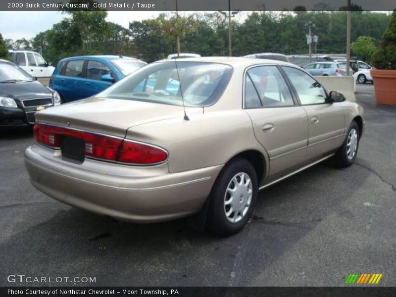 Gold Metallic / Taupe 2000 Buick Century Custom