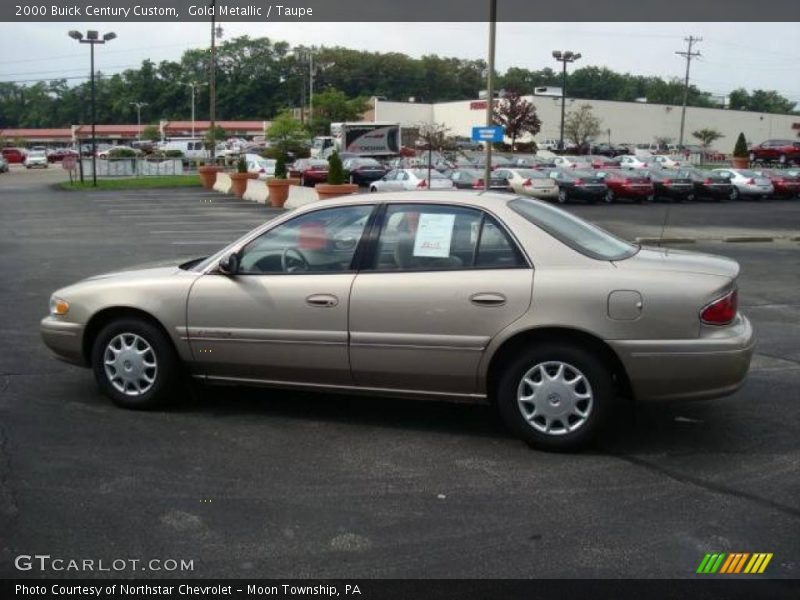 Gold Metallic / Taupe 2000 Buick Century Custom