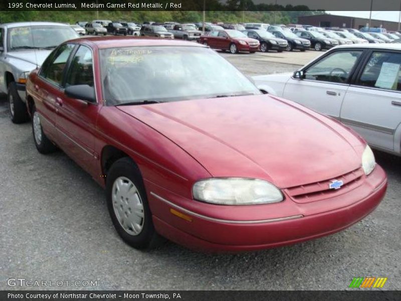Medium Garnet Red Metallic / Red 1995 Chevrolet Lumina