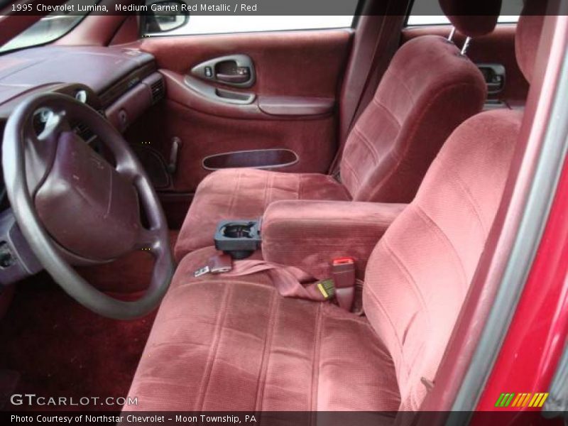 Medium Garnet Red Metallic / Red 1995 Chevrolet Lumina