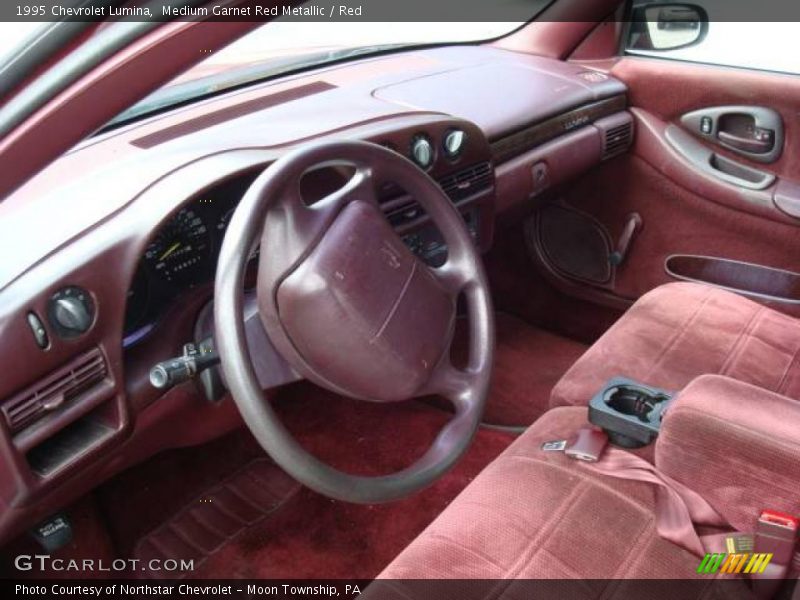 Medium Garnet Red Metallic / Red 1995 Chevrolet Lumina