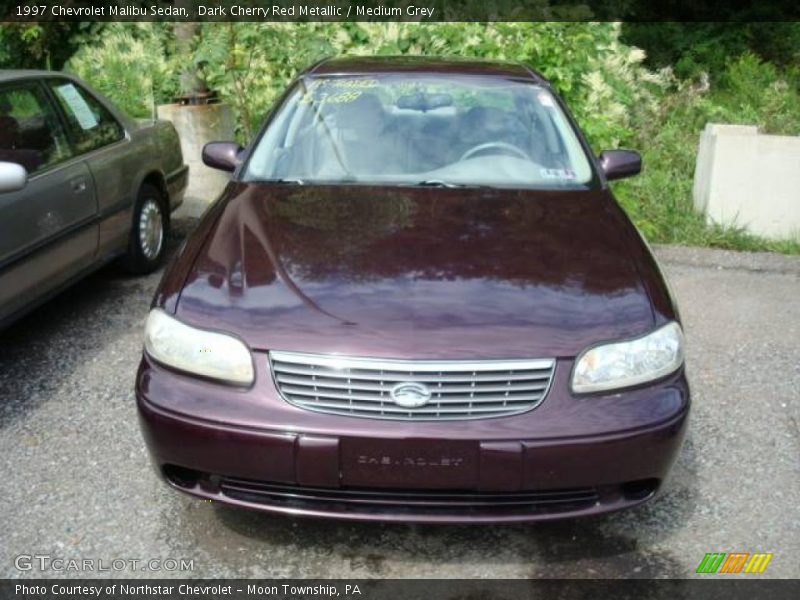 Dark Cherry Red Metallic / Medium Grey 1997 Chevrolet Malibu Sedan