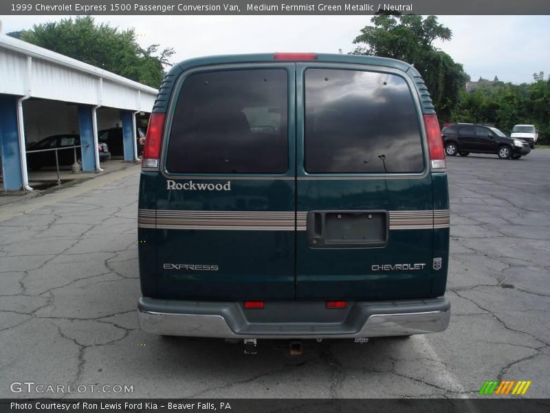 Medium Fernmist Green Metallic / Neutral 1999 Chevrolet Express 1500 Passenger Conversion Van