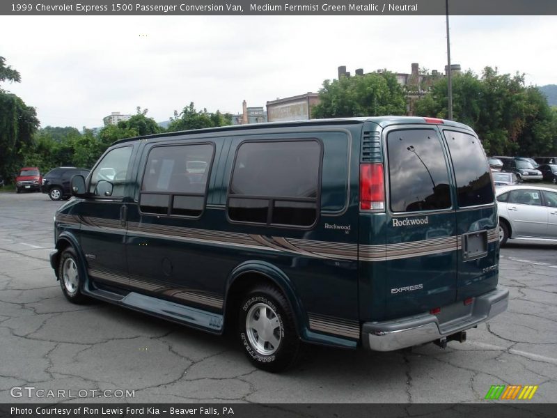 Medium Fernmist Green Metallic / Neutral 1999 Chevrolet Express 1500 Passenger Conversion Van