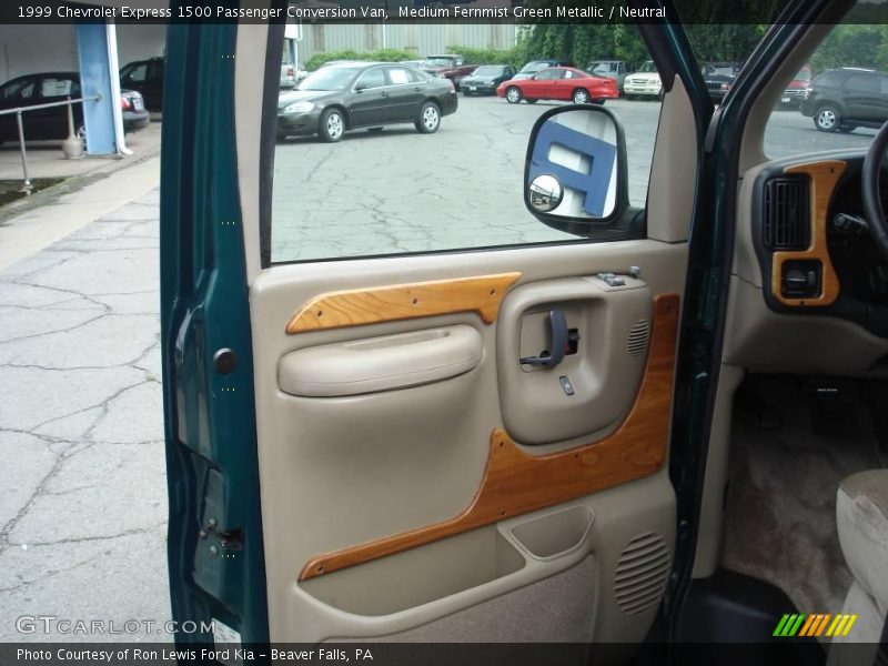 Medium Fernmist Green Metallic / Neutral 1999 Chevrolet Express 1500 Passenger Conversion Van