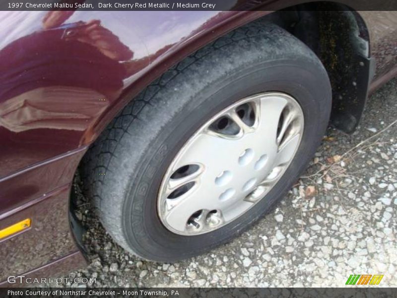 Dark Cherry Red Metallic / Medium Grey 1997 Chevrolet Malibu Sedan