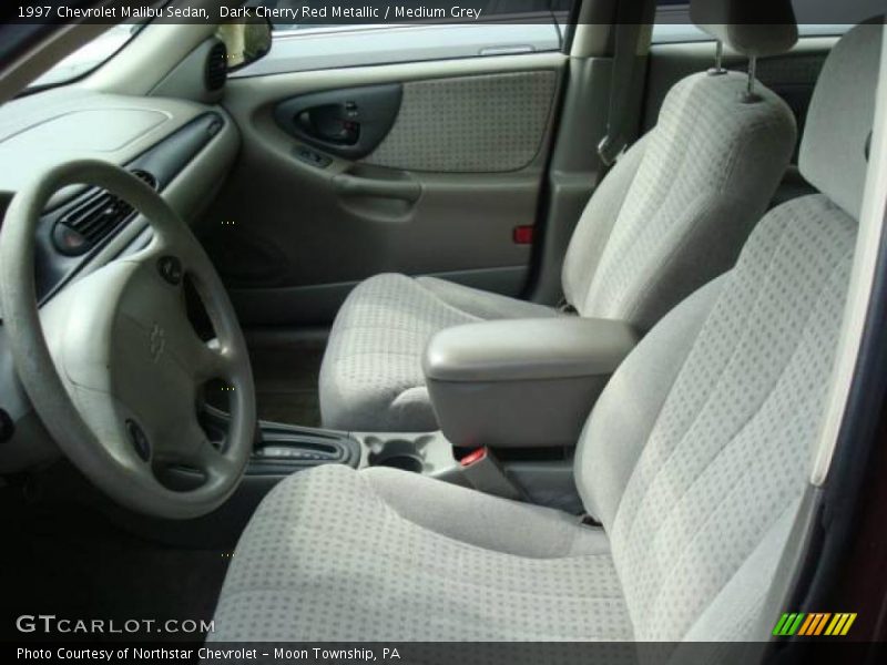Dark Cherry Red Metallic / Medium Grey 1997 Chevrolet Malibu Sedan