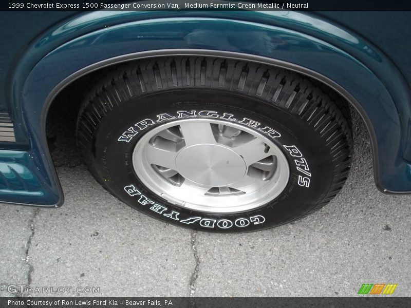 Medium Fernmist Green Metallic / Neutral 1999 Chevrolet Express 1500 Passenger Conversion Van