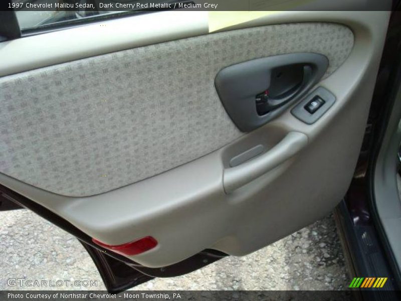 Dark Cherry Red Metallic / Medium Grey 1997 Chevrolet Malibu Sedan