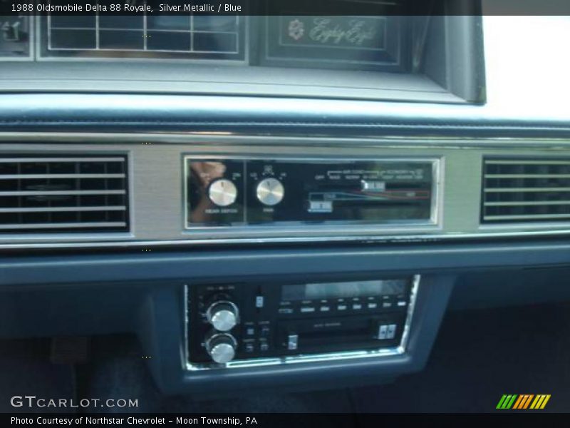 Silver Metallic / Blue 1988 Oldsmobile Delta 88 Royale