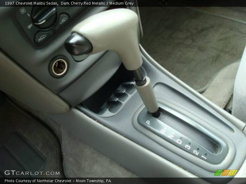 Dark Cherry Red Metallic / Medium Grey 1997 Chevrolet Malibu Sedan