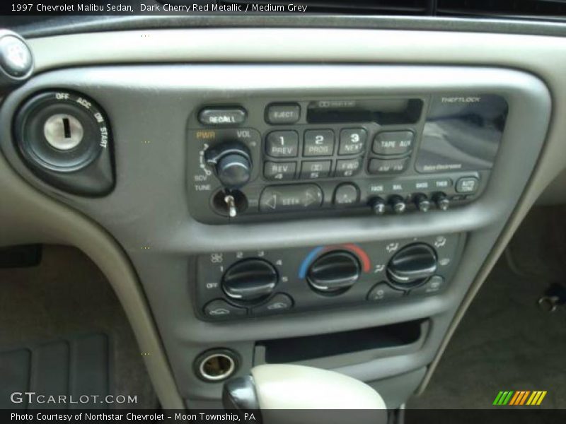 Dark Cherry Red Metallic / Medium Grey 1997 Chevrolet Malibu Sedan