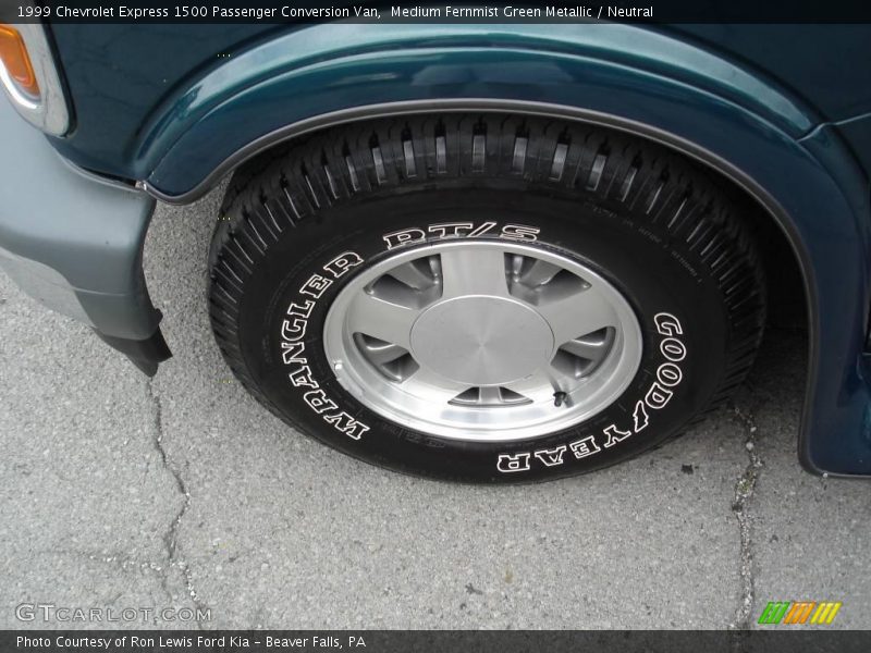 Medium Fernmist Green Metallic / Neutral 1999 Chevrolet Express 1500 Passenger Conversion Van