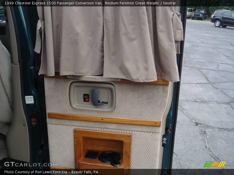 Medium Fernmist Green Metallic / Neutral 1999 Chevrolet Express 1500 Passenger Conversion Van