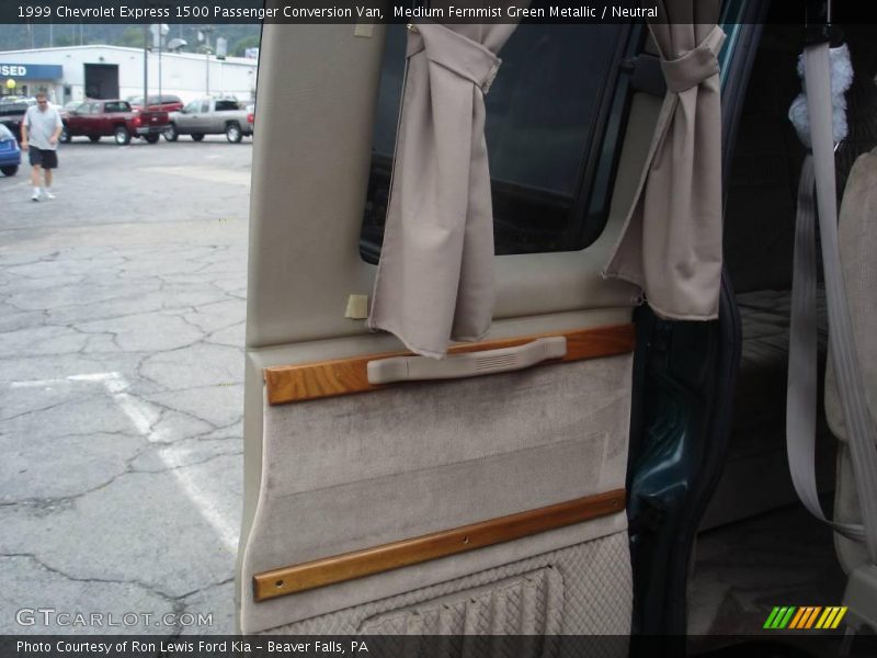 Medium Fernmist Green Metallic / Neutral 1999 Chevrolet Express 1500 Passenger Conversion Van