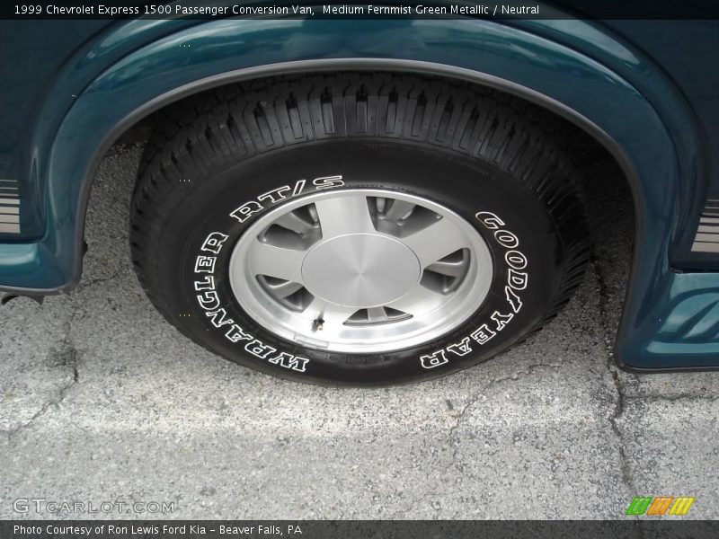 Medium Fernmist Green Metallic / Neutral 1999 Chevrolet Express 1500 Passenger Conversion Van