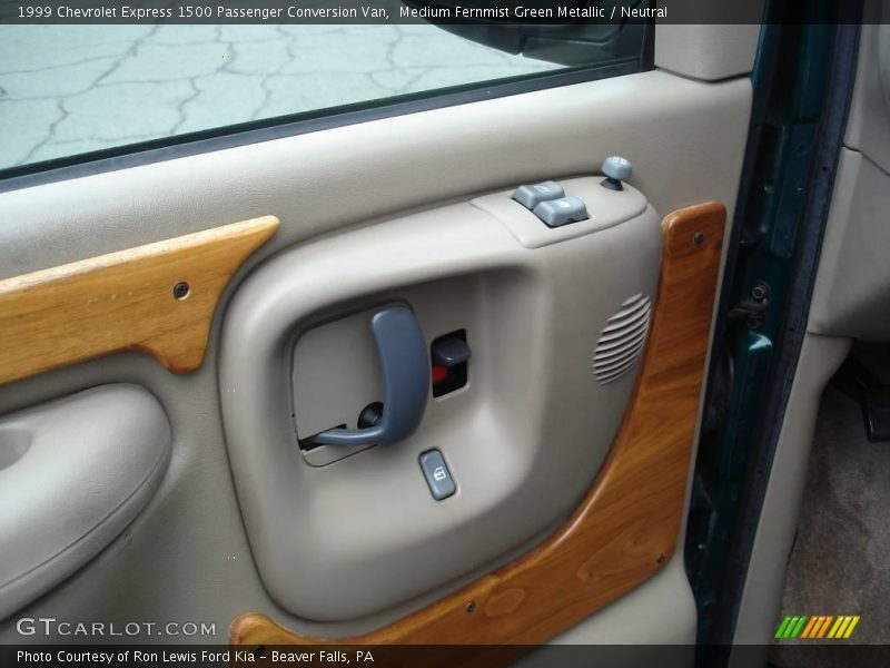 Medium Fernmist Green Metallic / Neutral 1999 Chevrolet Express 1500 Passenger Conversion Van