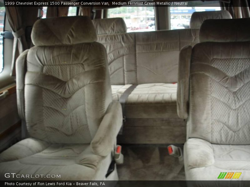Medium Fernmist Green Metallic / Neutral 1999 Chevrolet Express 1500 Passenger Conversion Van