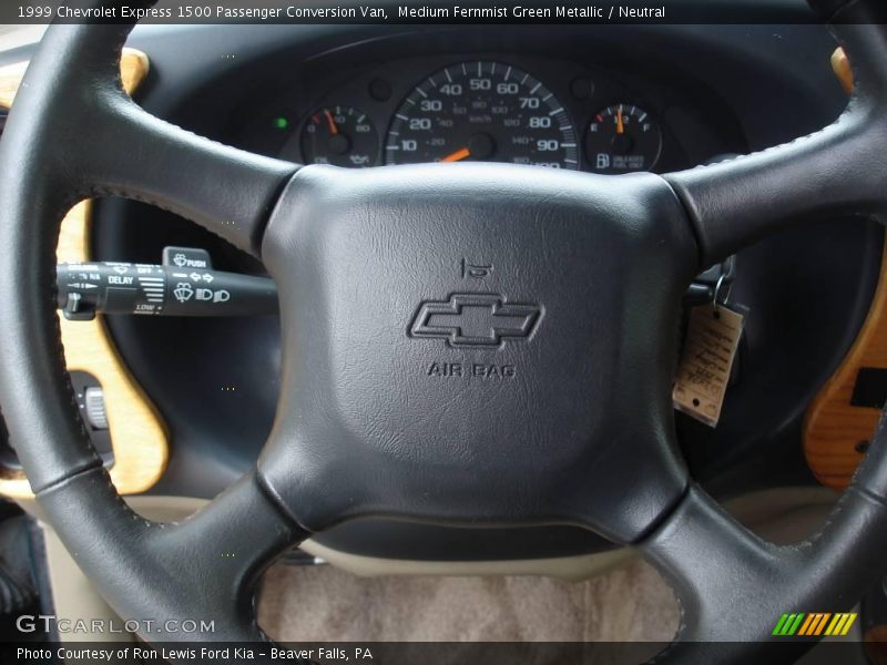 Medium Fernmist Green Metallic / Neutral 1999 Chevrolet Express 1500 Passenger Conversion Van