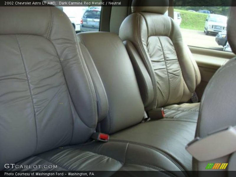 Dark Carmine Red Metallic / Neutral 2002 Chevrolet Astro LT AWD