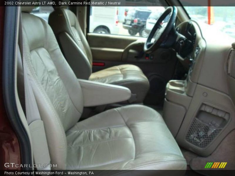 Dark Carmine Red Metallic / Neutral 2002 Chevrolet Astro LT AWD