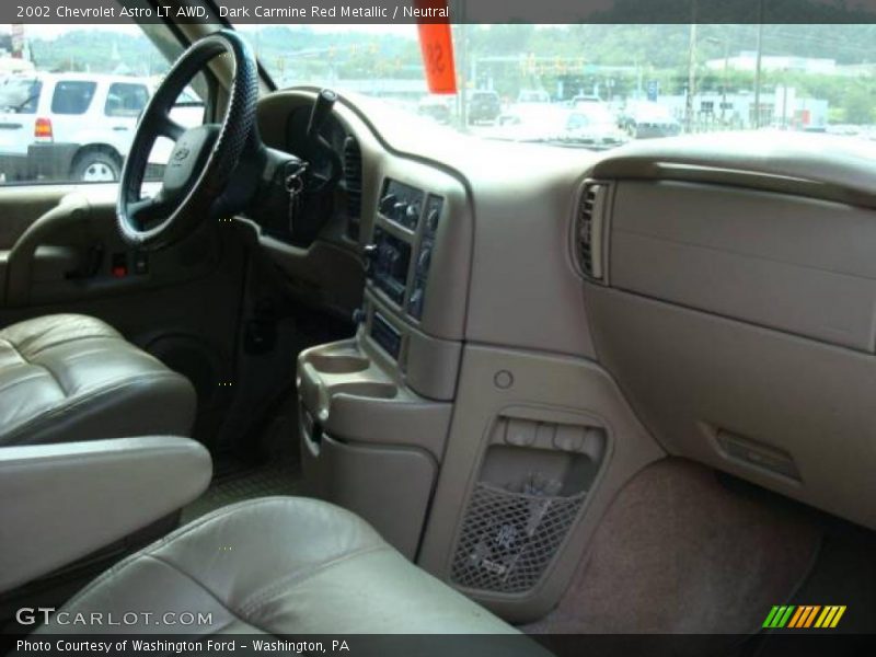 Dark Carmine Red Metallic / Neutral 2002 Chevrolet Astro LT AWD