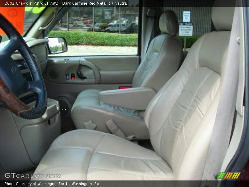 Dark Carmine Red Metallic / Neutral 2002 Chevrolet Astro LT AWD
