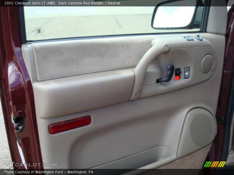 Dark Carmine Red Metallic / Neutral 2002 Chevrolet Astro LT AWD
