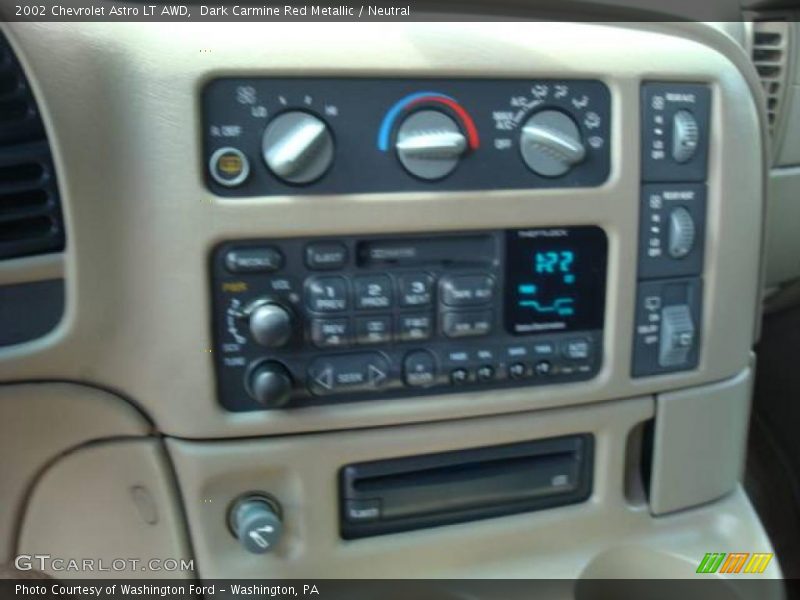 Dark Carmine Red Metallic / Neutral 2002 Chevrolet Astro LT AWD