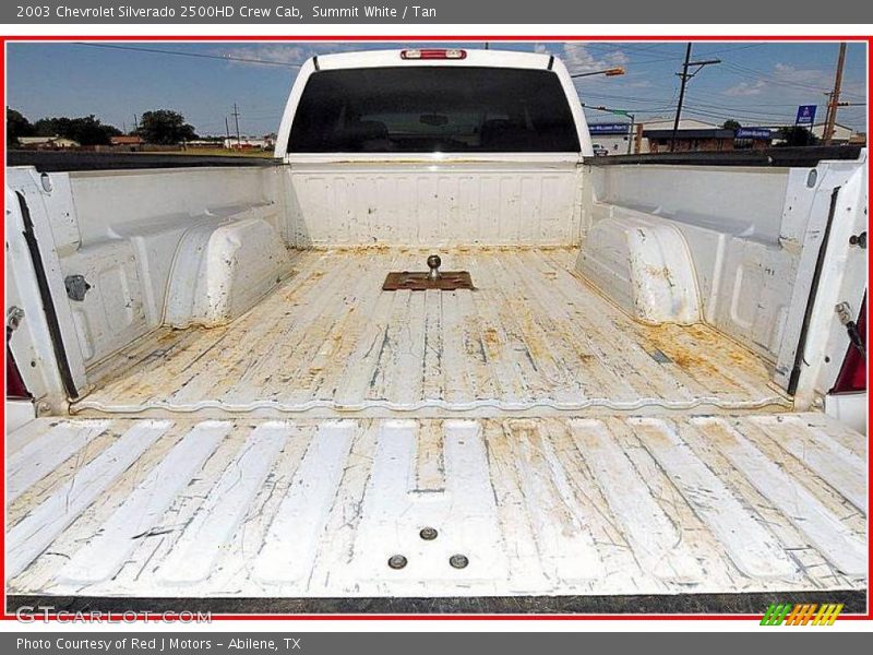 Summit White / Tan 2003 Chevrolet Silverado 2500HD Crew Cab