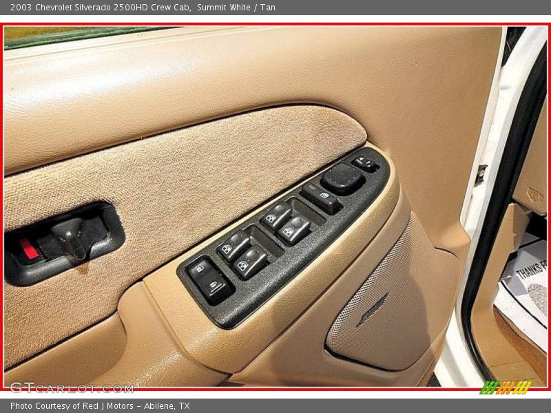 Summit White / Tan 2003 Chevrolet Silverado 2500HD Crew Cab