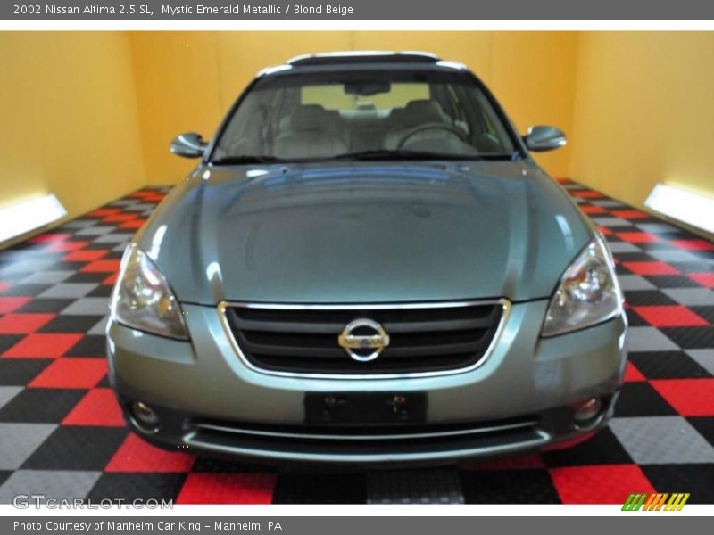 Mystic Emerald Metallic / Blond Beige 2002 Nissan Altima 2.5 SL