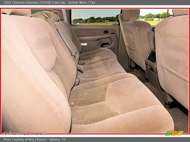 Summit White / Tan 2003 Chevrolet Silverado 2500HD Crew Cab